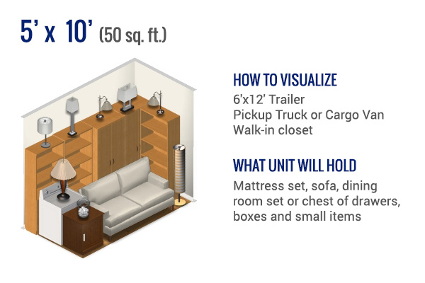 5x10 storage unit Ocala